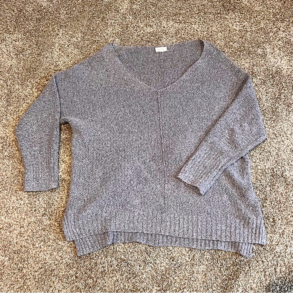 La Miel gray sweater size M